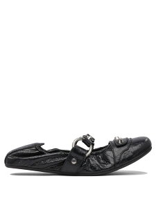 �o�����V�A�K BALENCIAGA �t���b�g�V���[�Y �t���b�g�V���[�Y ���f�B�[�X �u���b�N Flat Shoes City Ballerinas 828095WAD4Y1080 Black �֐� �������� 2026SS vi