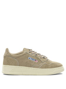 AUTRY �X�j�[�J�[ ���f�B�[�X �x�[�W�� Sneakers Pony skin effect Medalist Low sneaker AULWPE01_X Beige �֐� �������� 2026SS vi