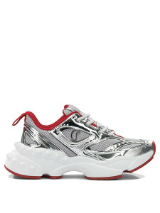 �N���X�`�������u�^�� CHRISTIAN LOUBOUTIN �X�j�[�J�[ ���f�B�[�X �V���o�[ Sneakers Sneakers & Slip-On 1260214SV20 Silver �֐� �������� 2026SS vi