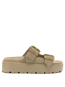 �v���_ PRADA �T���_�� ���f�B�[�X �x�[�W�� Sandals Suede slides 1XZ788054F0379 F 045 Beige �֐� �������� 2026SS vi