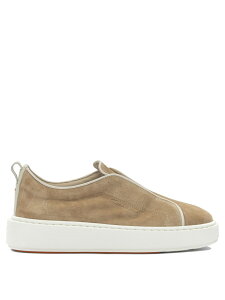 �T���g�[�j SANTONI �X�j�[�J�[ ���f�B�[�X �x�[�W�� Sneakers Low suede sneakers WBCD61479BARTIODP10P10 Beige �֐� �������� 2026SS vi