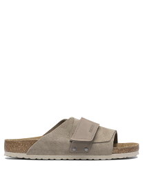 ビルケンシュトック BIRKENSTOCK フラットシューズ サンダル メンズ ブラウン Flat Shoes "Kyoto" Slide 1015573UTAUPE Brown 関税 送料無料 2026SS vi