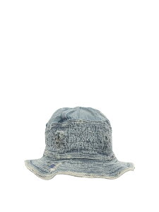 �L���s�^�� KAPITAL �n�b�g �X�q �����Y �u���[ Hats The Old Man and The Sea Bucket Hat EK-1534XHIDG Blue �֐� �������� 2025AW vi