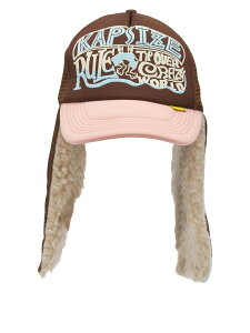 �L���s�^�� KAPITAL �n�b�g �X�q �����Y �u���E�� Hats Kapsize Rule trucker hat K2511XH549BRWXPINK Brown �֐� �������� 2025AW vi