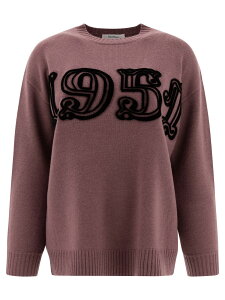 �}�b�N�X �}�[�� MAX MARA �Z�[�^�[ �j�b�g�E�F�A ���f�B�[�X �p�[�v�� Knitwear 1951 crewneck sweater 2511361191600FIDO036 Purple �֐� �������� 2025SS vi