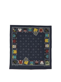 キャピタル KAPITAL ハイテクアクセサリー ファッション小物 メンズ ブルー Hi-Tech Accessories "Kachina & Peckish Rainbowy" Scarf K2503BA511NV Blue 関税 送料無料 2025AW vi