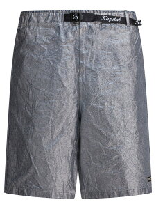 �L���s�^�� KAPITAL �V���[�c �����Y �V���o�[ Shorts 12oz shorts K2503SP098SLV Silver �֐� �������� 2025AW vi