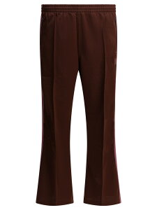 �j�[�h���X NEEDLES �Y�{�� �p���c �����Y ���b�h Trousers Poly Smooth Sports pants RW316A-BROWN Bordeaux �֐� �������� 2025AW vi