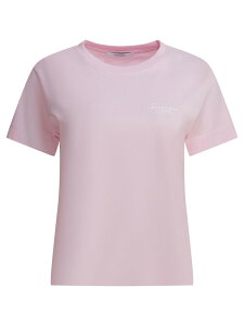 �W�o���V�B GIVENCHY �|���V���c T�V���c ���f�B�[�X �s���N T-shirts and polo shirts Fitted crew-neck t-shirt BW70FJP7A7681 Pink �֐� �������� 2026SS vi