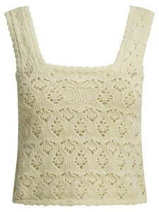 �Z���[�k CELINE T�V���c �g�b�v�X ���f�B�[�X �z���C�g T-shirts and tops Tops RC0CU3B57.01OW White �֐� �������� 2026SS vi