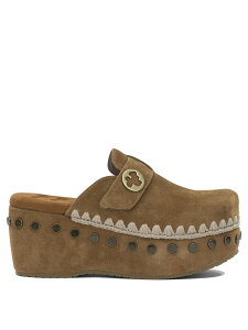 ���[ MOU �T���_�� ���f�B�[�X �u���E�� Sandals Sandals MU.SW611001ACOG Brown �֐� �������� 2026SS vi