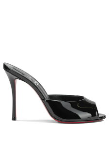 �N���X�`�������u�^�� CHRISTIAN LOUBOUTIN �n�C�q�[�� �p���v�X ���f�B�[�X �u���b�N High heels Heeled shoes ME DOLLY 100 PAT-1221318B439 Black �֐� �������� 2026AW vi