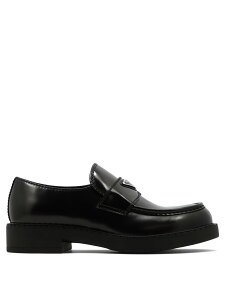 �v���_ PRADA ���[�t�@�[ �����Y �u���b�N Loafers Chocolate loafers 2DE127055F0002 F G000 Black �֐� �������� 2026AW vi