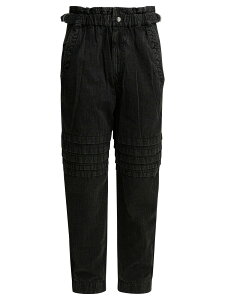 �}���� �G�g���[�� MARANT ETOILE �Y�{�� �p���c ���f�B�[�X �u���b�N Trousers Mellya Pants 26PPA0662FAD1H04E02FK Black �֐� �������� 2026SS vi