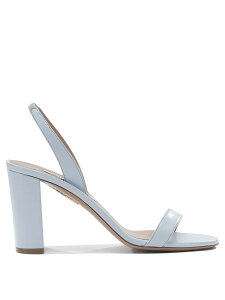 �A�N�A�Y�[�� AQUAZZURA �T���_�� ���f�B�[�X �u���[ Sandals So Nude Block 85mm heeled sandals SNBMIDS0NAPBAL Light blue �֐� �������� 2026SS vi