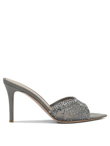 �W�������B�g���b�V GIANVITO ROSSI �T���_�� ���f�B�[�X �O���[ Sandals Rania Mule 85 mm Mules G1504085RICBORACCA Grey �֐� �������� 2026SS vi