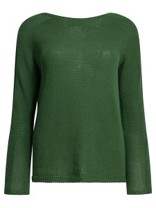 �}�b�N�X�}�[�� MAX MARA S �Z�[�^�[ �j�b�g�E�F�A ���f�B�[�X �O���[�� Knitwear Round neck sweater 2619361013600SMMGIOLINO010 Green �֐� �������� 2026SS vi