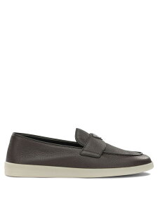 �v���_ PRADA ���[�t�@�[ �����Y �u���E�� Loafers Leather loafers 2DG124013F0201 F G001 Brown �֐� �������� 2026AW vi