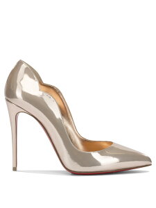 �N���X�`�������u�^�� CHRISTIAN LOUBOUTIN �n�C�q�[�� �p���v�X ���f�B�[�X �V���o�[ High heels Heeled shoes HOT CHICK 100 SPECCHIO SAT-3260111F608 Silver �֐� �������� 2026AW vi