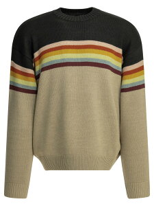 �L���s�^�� KAPITAL �Z�[�^�[ �j�b�g�E�F�A �����Y �u���[ Knitwear 2 Tones Peckish Rainbow crewneck sweater K2603KN013BLACK Blue �֐� �������� 2026SS vi