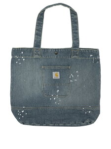 �J�[�n�[�g �_�u�����[�A�C�s�[ CARHARTT WIP �o�b�O �����Y �u���[ Business Bags Denim Tote large shoulder bag I03703201.EJ Blue �֐� �������� 2026AW vi