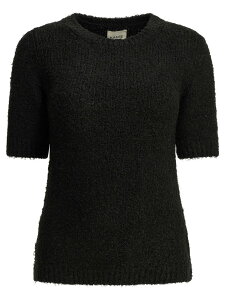 �J�C�g KHAITE �Z�[�^�[ �j�b�g�E�F�A ���f�B�[�X �u���b�N Knitwear Cam Crew-neck sweater 18270205200 Black �֐� �������� 2026AW vi