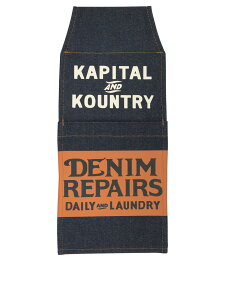 �L���s�^�� KAPITAL �n�C�e�N�A�N�Z�T���[ �t�@�b�V�������� �����Y �u���[ Hi-Tech Accessories Denim Pulp Smartphone Holder K2603XG511IDG Blue �֐� �������� 2026AW vi