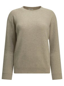 �u���l���N�`�l�� BRUNELLO CUCINELLI �Z�[�^�[ �j�b�g�E�F�A ���f�B�[�X �x�[�W�� Knitwear Cashmere crew-neck sweater M12175400C9731 Beige �֐� �������� 2026AW vi