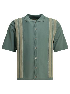 �L���s�^�� KAPITAL �Z�[�^�[ �j�b�g�E�F�A �����Y �O���[�� Knitwear Tennessee Aloha Polo Shirt EK-1728KNTURQUOISE Green �֐� �������� 2026AW vi