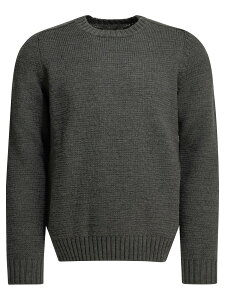 �v���_ PRADA �Z�[�^�[ �j�b�g�E�F�A �����Y �O���[ Knitwear Crewneck sweater made of virgin wool UMF4076245F0480 S OOO Grey �֐� �������� 2026AW vi