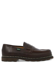 �p���u�[�c PARABOOT ���[�t�@�[ �����Y �u���E�� Loafers Reims Moccasins 099413REIMS MARCHEMARRON-LIS CAFE Brown �֐� �������� 2026AW vi