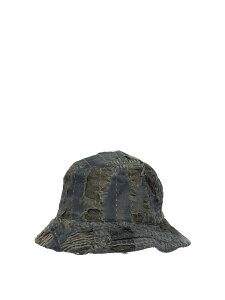 �L���s�^�� KAPITAL �n�b�g �X�q �����Y �u���[ Hats Boro Bucket Hat K2606XH554IDG Blue �֐� �������� 2026AW vi