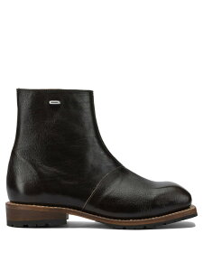 �A���[���K�V�[ OUR LEGACY �u�[�c �����Y �u���b�N Boots Engine zippered ankle boots A4257EDAAMERICANO LEATHER Black �֐� �������� 2026SS vi