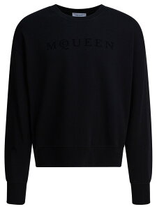 �A���L�T���_�[ �}�b�N�C�[�� ALEXANDER MCQUEEN �X�E�F�b�g�V���c �g���[�i�[ �����Y �u���b�N Sweatshirts SWEATSHIRT 839216QTADU0548 Black �֐� �������� 2025AW vi