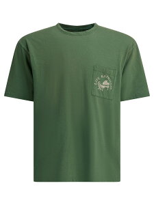 �L���s�^�� KAPITAL T�V���c �����Y �O���[�� T-shirts Life Capriccio T-shirt K2504SC166GRN Green �֐� �������� 2025AW vi