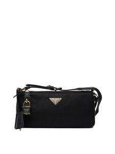 �v���_ PRADA �o�b�O ���f�B�[�X �u���b�N Business bags Re-Nylon and leather crossbody bag 1BC2342C8QF0002 V NDO Black �֐� �������� 2025SS vi