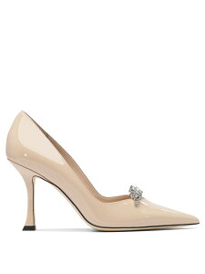 �W�~�[�`���E JIMMY CHOO �n�C�q�[�� �p���v�X ���f�B�[�X �x�[�W�� High heels Belinda 90 mm pumps BELINDA PUMP 90PATMACARON Beige �֐� �������� 2025AW vi