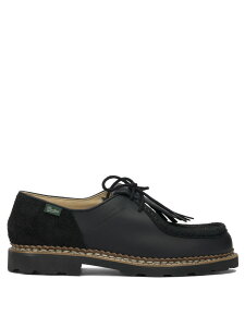 �p���u�[�c PARABOOT ���[�X�A�b�v�V���[�Y �h���X�V���[�Y �����Y �u���b�N Lace-up Shoes Michael UW derby 232182NOIR-LIS/VEL NOIR Black �֐� �������� 2025AW vi