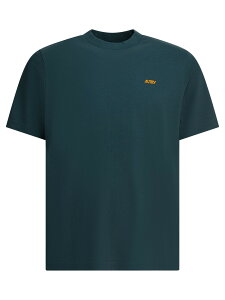 AUTRY T�V���c �����Y �O���[�� T-shirts Cotton t-shirt with logo TSPMI4CG Green �֐� �������� 2025AW vi