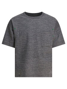 �L���s�^�� KAPITAL T�V���c �����Y �O���[ T-shirts Ventilator Pack T-shirt K2504SC158CHA Grey �֐� �������� 2025AW vi