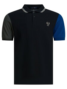 �R�� �f �M�����\�� COMME DES GARCONS �|���V���c �����Y �u���b�N Polo shirts Comme Des Garcons X Fred Perry button-down polo shirt FP-T501-W251 BLACK Black �֐� �������� 2025AW vi