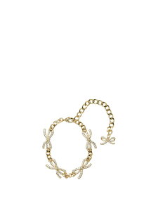 �Z���t �|�[�g���[�g SELF PORTRAIT �W���G���[ ���f�B�[�X �S�[���h Jewelry Crystal bow bracelet AW25-607B-GDGOLD Gold �֐� �������� 2026SS vi