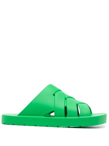 �{�b�e�K ���F�l�^ BOTTEGA VENETA �t���b�g�V���[�Y �T���_�� �����Y �O���[�� Flat Shoes Sandals 730287V11T03708 Green �֐� �������� 2024AW vi