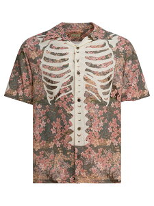 �L���s�^�� KAPITAL �V���c �����Y �O���[�� Shirts Bone shirt K2503SS049KHA Green �֐� �������� 2025AW vi
