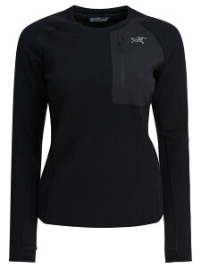 �A�[�N�e���N�X ARC'TERYX �Z�[�^�[ �j�b�g�E�F�A ���f�B�[�X �u���b�N Knitwear Kyanite crewneck sweater X000009048KYANITEBLACK Black �֐� �������� 2025AW vi