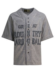 �L���s�^�� KAPITAL �V���c �����Y �O���[ Shirts Great Kountry shirt K2505SS215LGY Grey �֐� �������� 2025AW vi