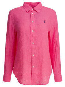 �����t���[���� POLO RALPH LAUREN �V���c ���f�B�[�X �s���N Shirts Classic-fit linen shirt 211970730504PINK Pink �֐� �������� 2026SS vi