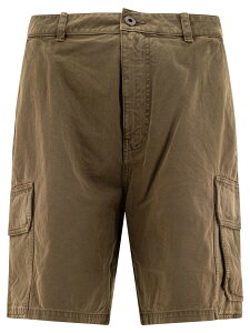 ���G�x LOEWE �V���[�c �����Y �O���[�� Shorts Cotton cargo shorts H526Y1AW05KHAKI GREEN Green �֐� �������� 2025SS vi