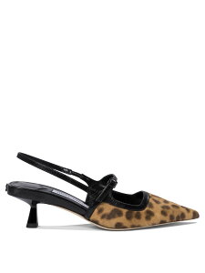 �W�~�[�`���E JIMMY CHOO �n�C�q�[�� �p���v�X ���f�B�[�X �x�[�W�� High heels Didi 45 mm Slingbacks DIDI 45BXRNATURAL/BLACK Beige �֐� �������� 2025SS vi