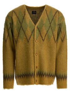 �j�[�h���X NEEDLES �Z�[�^�[ �j�b�g�E�F�A �����Y �C�G���[ Knitwear Mohair cardigan RW355MUSTARD Yellow �֐� �������� 2025AW vi